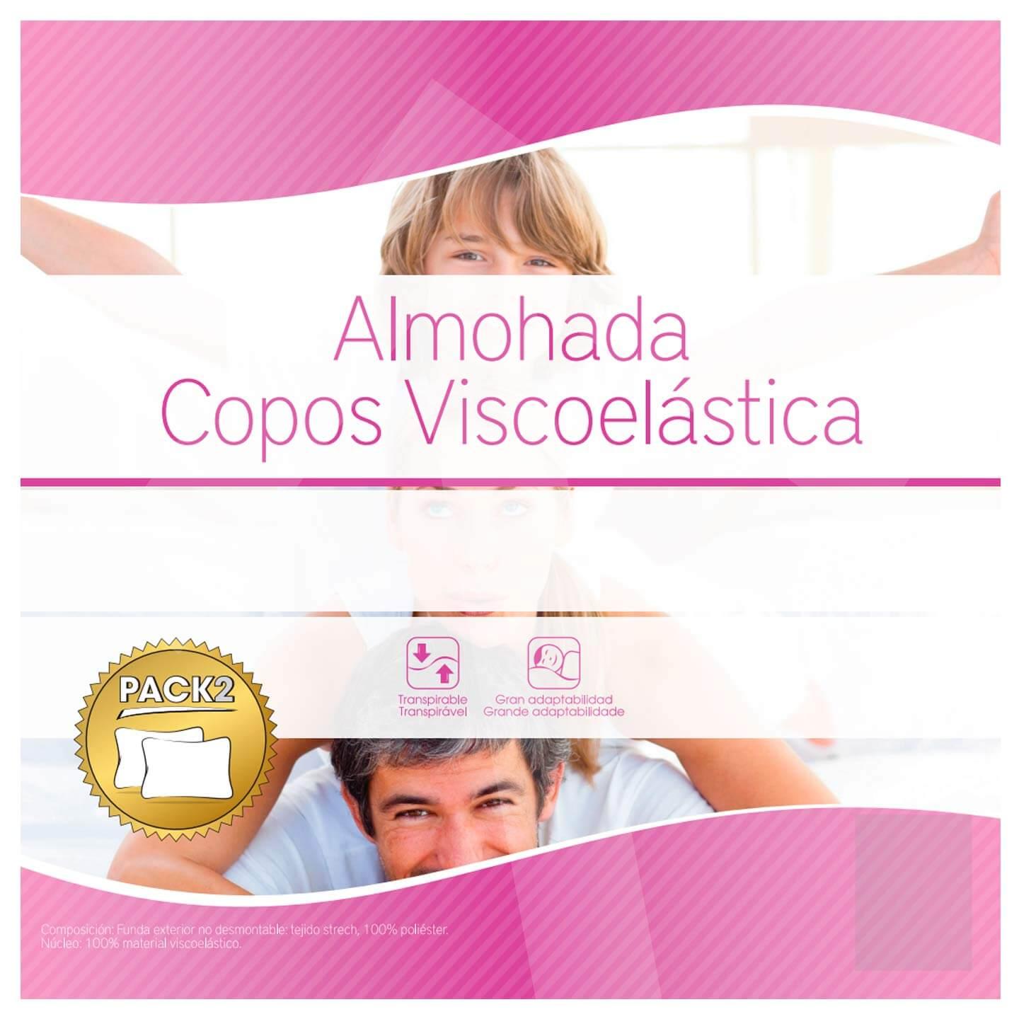 Almohadas de viscoelástica Economy (x2) | CENTRAL DE COMPRAS